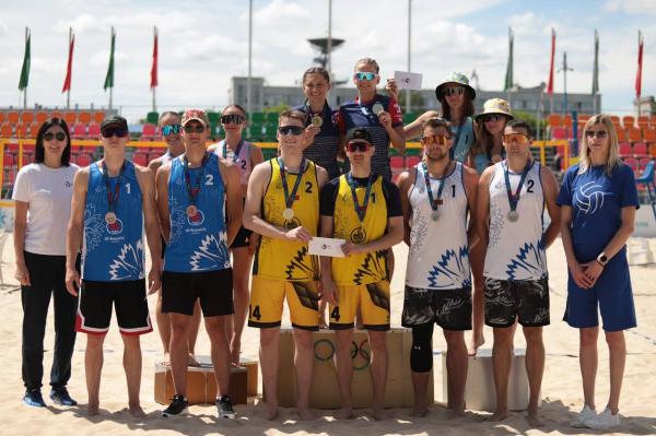 🏐Первый этап чемпионата Беларуси по пляжному волейболу завершён!